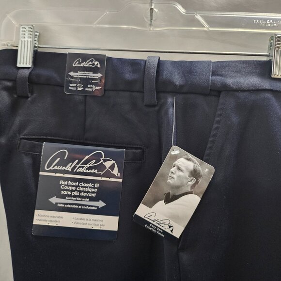 Men’s New “Arnold Palmer” Easy Care Comfort Flex Waist, (32”) Dress Pants- - Picture 7 of 8